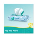 Hand Sanitizing Wipes | Pampers 75536 1-Ply Baby Fresh 7 in. x 6.8 in. Complete Clean Baby Wipes - White (8/Carton) image number 2