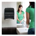 Towel Dispensers | Tork 86ECO 11.78 in. x 9.12 in. x 14.39 in. Electronic Translucent Smoke Hand Towel Dispenser image number 7