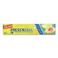 Films | Glad 70441 70 sq. ft. Foot Roll Press'n Seal Food Plastic Wrap (12/Carton) image number 1