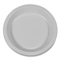 Plates | Tablemate 10644WH 10.25 in. Diameter Plastic Dinnerware Plates - White (125/Pack) image number 2