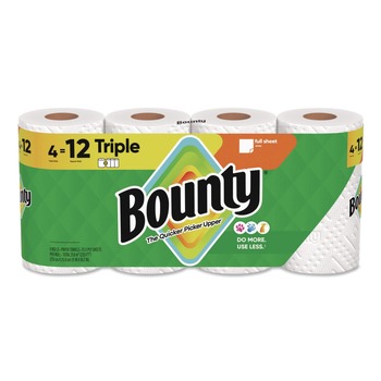  | Bounty 80799708 10.5 in. x 11 in. 2-Ply Kitchen Roll Paper Towels - White (24/Carton)