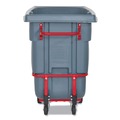 Carts & Trucks | Rubbermaid Commercial 2192465 0.5 cu yd BRUTE DURATILT Frame Tilt Truck Heavy Duty 1400 lb Capacity Gray image number 6