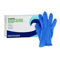 Food Service Disposable & Single Use Gloves | Boardwalk 395LBXA 5 mil Disposable General-Purpose Powder-Free Nitrile Gloves - Large, Blue (100/Box) image number 0
