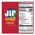 Breakroom Condiments | Jif SMU65642 1.1 oz Creamy Peanut Butter Cups (8/Box) image number 5