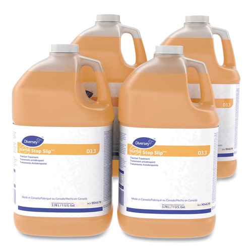 Floor Cleaners | Diversey Care 904678 1 gal. Bottle Suma Stop Slip Traction Treatment - Unscented (4/Carton) image number 0