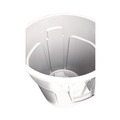Indoor Waste Receptacles | Rubbermaid Commercial FG262000WHT 20 gal. Plastic Vented Round Brute Container - White image number 1