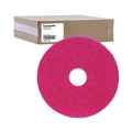 Floor Pads-Cleaning, Buffing & Polishing | Boardwalk BWK4015RED 15 in. Diameter Buffing Floor Pads - Red (5/Carton) image number 0