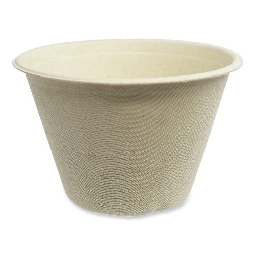 Food Containers & Lids | World Centric CU-SC-4N-LFP 2.9 in. x 2.1 in. 4 oz. Paper Fiber Cups - Natural (1000/Carton) image number 0