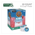 Coffee - Caffeinated | The Original Donut Shop 5000379382 ICED Refreshers K-Cup Pods - Strawberry Acai (20/Box) image number 3