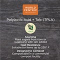 Cutlery Kits | World Centric AS-PS-FKN TPLA Compostable Fork/Knife/Napkin Cutlery - White (500/Carton) image number 3