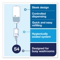Soap Dispensers | Tork 571600 4.45 in. x 5.12 in. x 10.94 in. Elevation Foam Skincare Auto Dispenser with Intuition Sensor - White (4/Carton) image number 5
