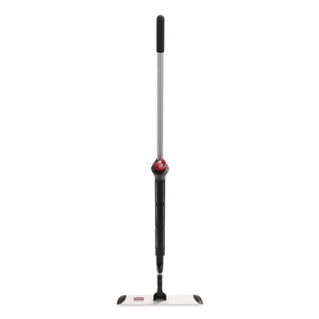 PRODUCTS | Rubbermaid Commercial HYGEN 1863884 Pulse 17 in. x 52 in. Microfiber Spray Mop System - Black