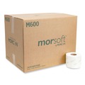 Perforated Roll & Hand Towels | Morcon Paper M600 Morsoft 2-Ply Septic-Safe Controlled Bath Tissue - White (600 Sheets/Roll, 48 Rolls/Carton) image number 3