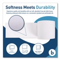 Toilet Tissues | Boardwalk B6144 2-Ply Septic Safe Toilet Tissue - White (96/Carton) image number 3