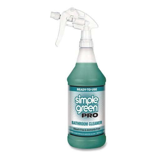Lime & Rust Removers | Simple Green 1710101251032 32 oz Ready-To-Use Pro Bathroom Cleaner (12/Carton) image number 0