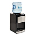 Water Coolers | Avanti WDT40Q3S-IS 3 to 5 Gallon 12 in. x 13 in. x 20 in. Counter Top Thermoelectric Hot and Cold Water Dispenser - Black image number 1