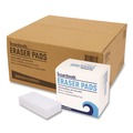 Sponges | Boardwalk 96157-M-BWK 2.5 in. x 4.5 in. 1 in. Thick Eraser Pads - White (6/Carton) image number 0