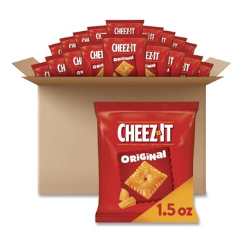  | Sunshine KEE12226 1.5 oz. Bag Reduced Fat Cheez-it Crackers (60/Carton)