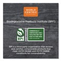 Food Containers & Lids | World Centric BOLCSUBBS 8 in. Diameter PLA Plastic Lids for Fiber Burrito Bowls - Clear (400/Carton) image number 3