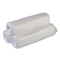 High-Density Trash Bags | Inteplast Group VALH3340N11 High-Density 33 Gallon 33 in. x 39 in. Commercial Can Liners - Clear (500/Carton) image number 3