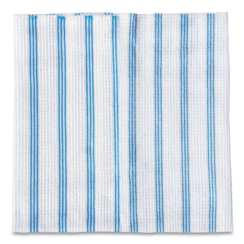 PRODUCTS | Rubbermaid Commercial HYGEN 2134283 12 x 12 Disposable Microfiber Cleaning Cloths - Blue/White Stripes (600/Carton)