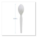 Disposable Spoons | Boardwalk BWKSPOONHW Heavyweight Polystyrene Teaspoon Cutlery - White (1000/Carton) image number 5