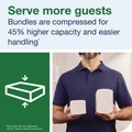 Perforated Roll & Hand Towels | Tork 420590 1-Ply 8.3 in. x 9.45 in. Xpress Compressed Multifold Hand Towels - White (12/Carton) image number 6
