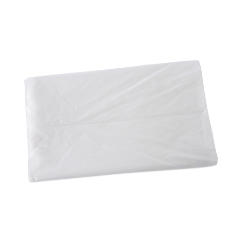 High-Density Trash Bags | Boardwalk Z8048VNK 40 in. x 48 in. 45 gal. 16 mic High Density Industrial Can Liners Flat Pack - Natural (200/Carton) image number 0