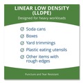 Repro Trash Bags | Stout by Envision G3340E11 Controlled Life-Cycle 33 in. x 40 in. 1.1 mil. 33 Gallon Plastic Trash Bags - Green (40/Box) image number 4