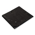 Low-Density Trash Bags | Trinity Plastics 100582 43 in. x 47 in. 56-Gallon 1.25 millimeter Flat Pack Low-Density Can Liners - Black (100/Carton) image number 1