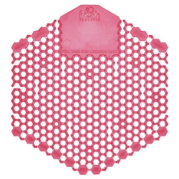 Fresh Products 3WDS-F-010I060M-01 Wave 3D Urinal Deodorizer Screen - Spiced Apple Scent, Red (10/Box)