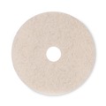 Floor Pads-Cleaning, Buffing & Polishing | Boardwalk BWK4020NHE 20 in. Diameter Natural Hog Hair Burnishing Floor Pads - Tan (5/Carton) image number 1