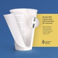 Cups | SOLO DWTG16W Thermoguard 16 oz Sustainable Forest Print Insulated Paper Hot Cups - White (600/Carton) image number 5
