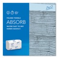 Perforated Roll & Hand Towels | Scott 01960 7.8 in. x 12.4 in. 1-Ply Pro Scottfold Towels - White (25 Packs/Carton) image number 6