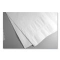 Table Covers & Skirts | Tablemate TBLPT549-WH 54 in. x 108 in. Table Set Poly Tissue Table Cover - White (6/Pack) image number 7