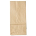 Grocery Bags | Ross & Wallace Paper Products 100305500PK/BL 5.25 in. x 3.38 in. x 10.94 in. #5 Size Grocery Paper Bags - Kraft (500/Bundle) image number 0