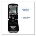 Soap Dispensers | Boardwalk 2730-12-GCE00LP 6 in. x 4.05 in. x 10.58 in. 1200 mL Touch-Free Foam Soap Dispenser - Black image number 6