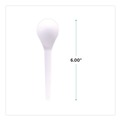 Perforated Roll & Hand Towels | Eco-Products EP-S014 Plantware Compostable Heavyweight Plastic Soup Spoon - White (1000/Carton) image number 5