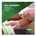 Cleaning Cloths & Wipes | Unger MF400 16 in. x 15 in. SmartColor Microfiber MicroWipes - Green (10/Pack) image number 3