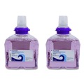 Soap Refills | Boardwalk 5361-02-GCE00LP 1200 mL Lavender Foam Soap Refill - Cranberry Scent (2/Carton) image number 0