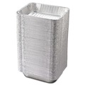 Steam Table Parts | Handi-Foil 32135 10.38 in. x 12.75 in. Half-Size Deep Aluminum Steam Table Pans (100/Carton) image number 0