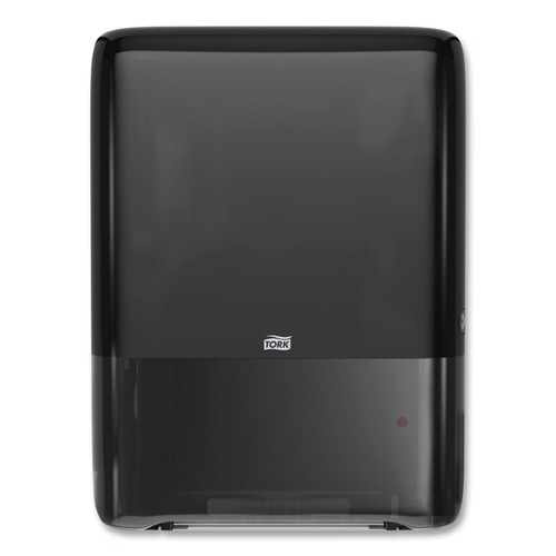 Towel Dispensers | Tork 552538 PeakServe Continuous 14.44 x 3.97 x 19.3 Hand Towel Dispenser - Black image number 0