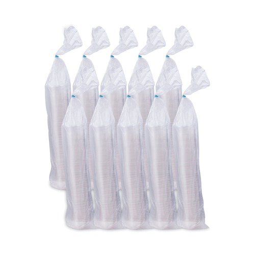 Cups | Dart PF35C1 3.5 oz Single Compartment Plastic Cup Insert - Clear (1000/Carton) image number 0