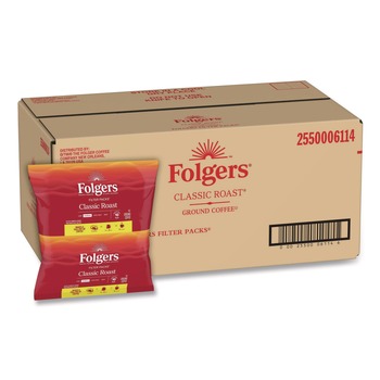 Folgers 2550006114 Classic Roast .9 oz. Coffee Filter Packs (160/Carton)