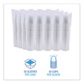 Cups | Boardwalk BWKPET9 9 oz. PET Plastic Cold Cups - Clear (50/Sleeve, 20 Sleeves/Carton) image number 4