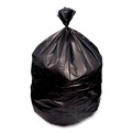 Low-Density Trash Bags | Boardwalk H5645TKKR01 23 Gallon 0.9 mil 28 in. x 45 in. Linear Low Density Can Liners - Black (200/Carton) image number 1