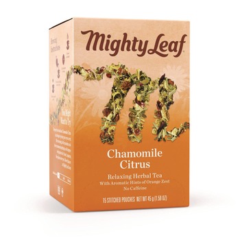 Mighty Leaf Tea 510136 Whole Leaf Tea Pouches - Chamomile Citrus (15/Box)