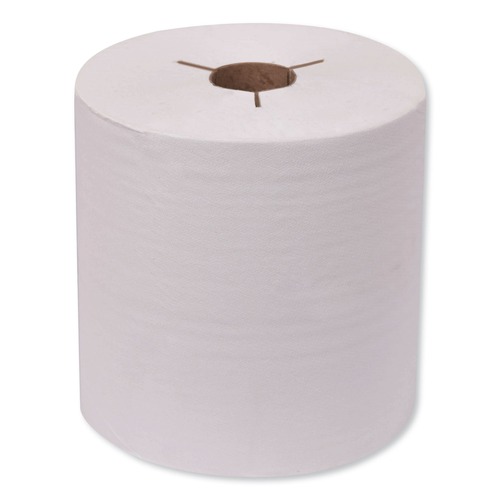 Perforated Roll & Hand Towels | Tork 8031400 8 in. x 800 ft. Universal Notched Hand Towel Roll - Natural White (6 Rolls/Carton) image number 0