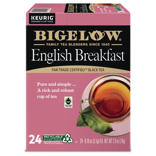 Tea | Bigelow 5000363676 Tea K-Cups Pack - English Breakfast (24/Box) image number 0