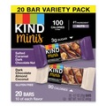 Meals & Snack Bars | KIND 27970 0.7 oz. Minis - Salted Caramel and Dark Chocolate Nut/Dark Chocolate Almond and Coconut (20/Pack) image number 0